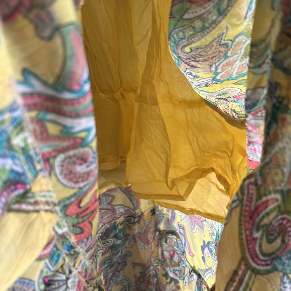 Yellow Strapless Sundress - One Size Fits Most - Picture 2 of 3